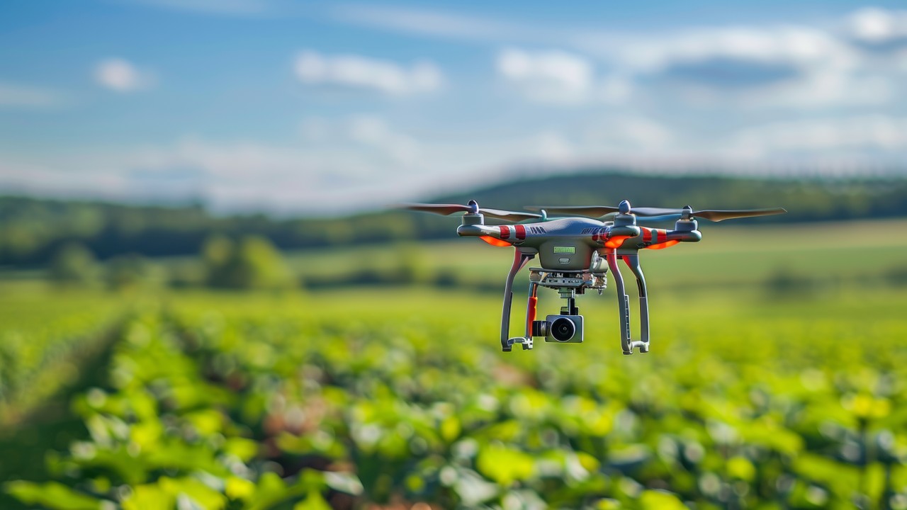 drony w rolnictwie